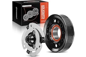 A-Premium Air Conditioner AC Compressor Clutch Kit Compatible with Volkswagen Jetta, Passat, Golf, Tiguan, Beetle, CC, Eos, G