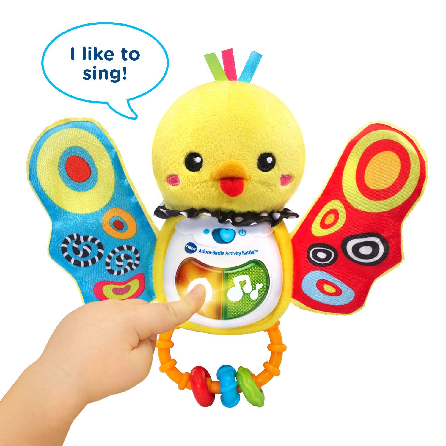 VTech Baby Adora birdie Activity Rattle Kids Play Toy Interactive Plush