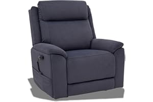 Pride Mobility Sitting Pretty Evolution Collection Electric Power Lift Recliner Chair - 400 lb Capacity, 22" Seat Width, Ideal for Users 5'4" to 5'9", Model LC-435M - Medium, Blue Diamond