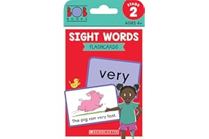 Bob Books - Sight Words Flashcards | Phonics, Ages 4 and up, Kindergarten (Stage 2: Emerging Reader)
