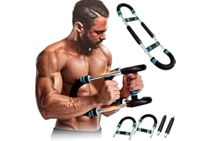 LHTKNFS Twister Arm Trainer Chest Workout Equipment Portable Adjustable 60 to 110 Pounds Home Gym Strength Training Tool for Effective Chest and Arm Workouts Quality Built and Easy to Assemble