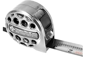 7.5M/25FT Stainless Steel Measuring Tape, Double-Sided Scale (FT CM) Retractable Tape Measure Portable Waterproof Wear-Resist