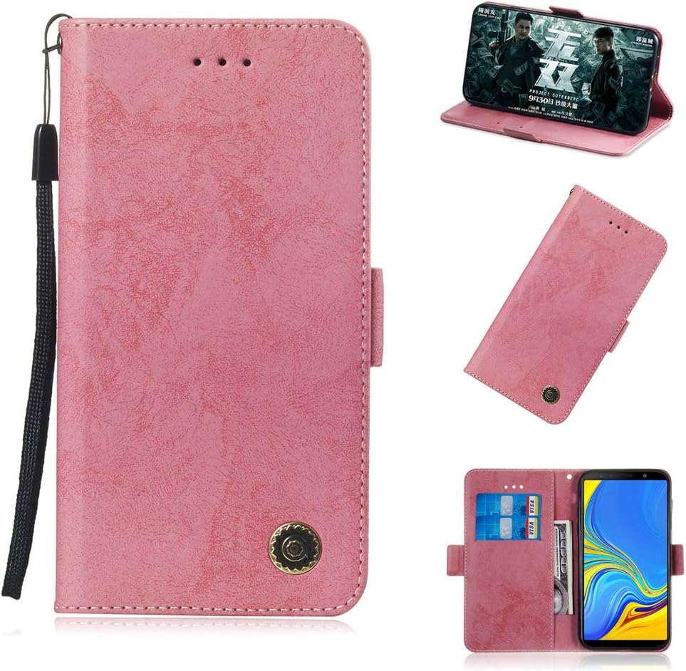 FindaGift Case for Samsung Galaxy A7 (2018) A750 Leather Case, Flip