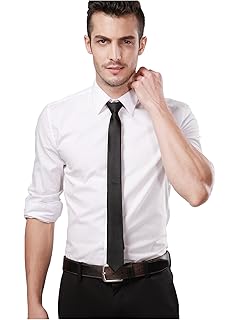 super skinny black tie