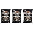 Bear Mountain FK14 Premium All Natural Low Moisture Hardwood Smoky Hickory BBQ Smoker Pellets for Outdoor Grilling, 20 Pound Bag (3 Pack)