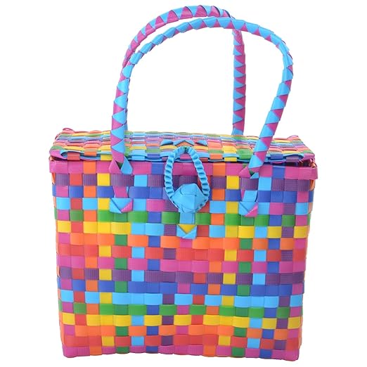 Shraddha Collections Picnic Basket(8 x 10.5 x 7in)