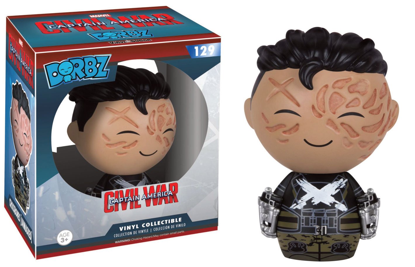 Captain America: Civil War Crossbones Unmasked Dorbz Vinyl Figure - Entertainment Earth Exclusive