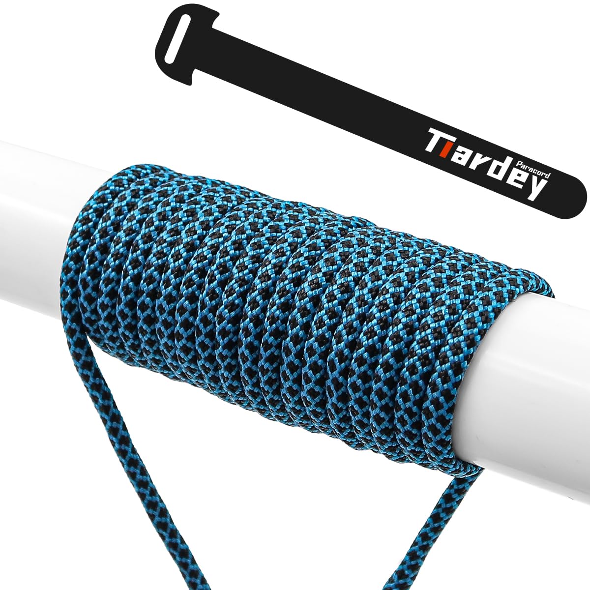 Tiardey PRN-216 Paracord 4mm 100ft (31m) 9 Core Strand,Tear-resistant,Nylon Cord,Mil Spec Type III Paracord,Holds up to 250kg for Outdoor Survival Camping