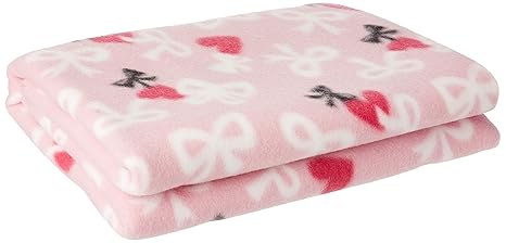 pink fleece baby blanket