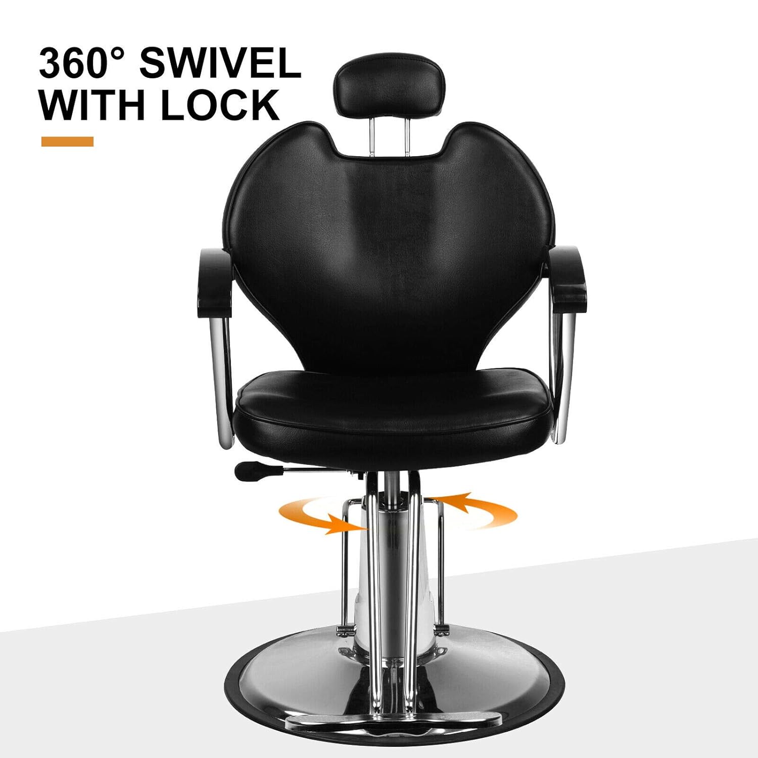 Artist Hand Hydraulic Reclining Barber Chair 20 Inch Width Hair Styling Chair Salon Chair Spa Equipment: Beauty