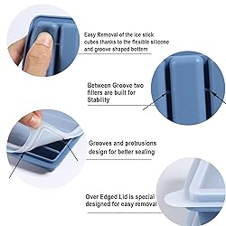 LessMo 3 PCS Ice Cube Tray, Long Ice Stick Tray
