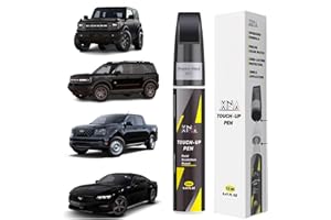 XNA Shadow Black(G1) for Ford Touch Up Paint, Car Scratch Remover for Nicks and Chips Repair, 2-In-1 Quick & Easy Fix Car Scratch Repair Kit with Exact Color-Matched