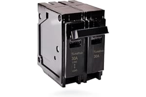 TLMATHUS Q230 30-Amp Double Pole Type QP Circuit Breaker Plug-in Mount Standard MCB Thermal Magnetic Protection, 10KA 120/240V, Compatible with Siemens PL and ES Series Load Centers(2P 30A)