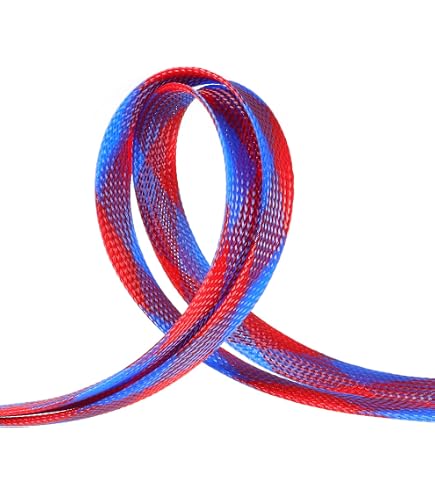 25Ft-1/8inch PET Expandable Braided Wire Sleeving,Wire