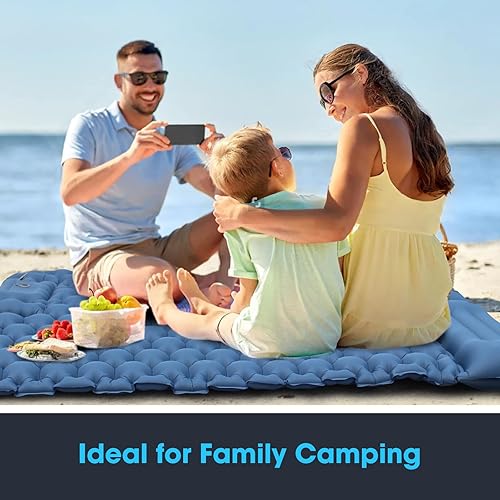 Outerman Double Camping Sleeping Pad, Self Inflating Sleeping Mat