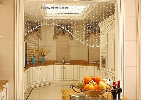 Buy Rasmy Home Decors Arch Partition Open Kitchen Decoration Glass