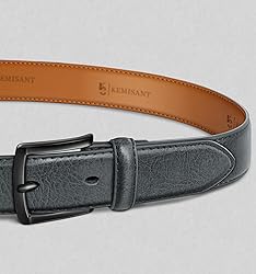 KEMISANT Men Belt-Genuine Leather Belt for Men