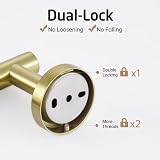 KES Towel and Toilet Roll Holder Set SUS304 Brushed Gold LA20BZ-21 view 3