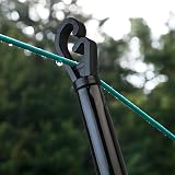 BPIL 6x Heavy Duty Telescopic Clothes Line Props 1.3-2.6m Garden Indoor Outdoor view 4