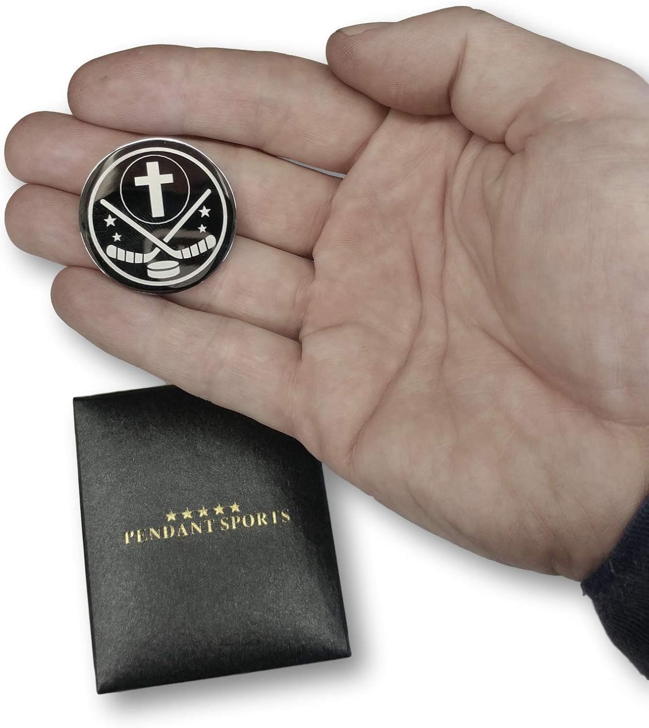 Football Available In Baseball Basketball Pendant Sports Athletes Prayer Medallion Presented In Stylish Gift Box Hockey And Soccer With An Inspiring Luke 1 37 Bible Verse On Back Necklaces Pendants Jewelry