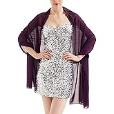 Alivila.Y Fashion Womens Chiffon Scarf Wrap Hijab Bridal Wedding Scarves Shawl for Bridesmaid