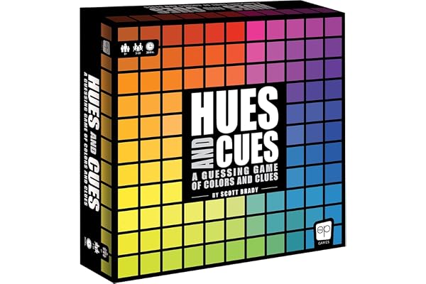 HUES and CUES | Vibrant Color Guessing Game Perfect for Family Night | Connect Clues and Colors Together | 480 Color Squares