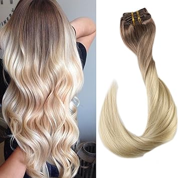 7 piece clip in hair extensions