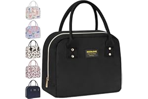 BEENLOVE Insulated Lunch Bag for Women & Men - Large Capacity & Wear-Resistant Lunch Box with Top Handle, Multi-Functional Re