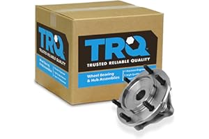 TRQ Front Wheel Bearing & Hub Assembly 4WD with ABS Sensor Compatible with 2010-2023 Lexus GX460 2003-2009 GX470 2003-2023 Toyota 4Runner 2007-2014 FJ Cruiser 2005-2023 Tacoma
