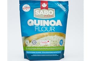 Sabo Foods Quinoa Flour (Baked & Non-Baked Recipes ), Non-GMO, Vegan , Gluten-Free 1.5KG