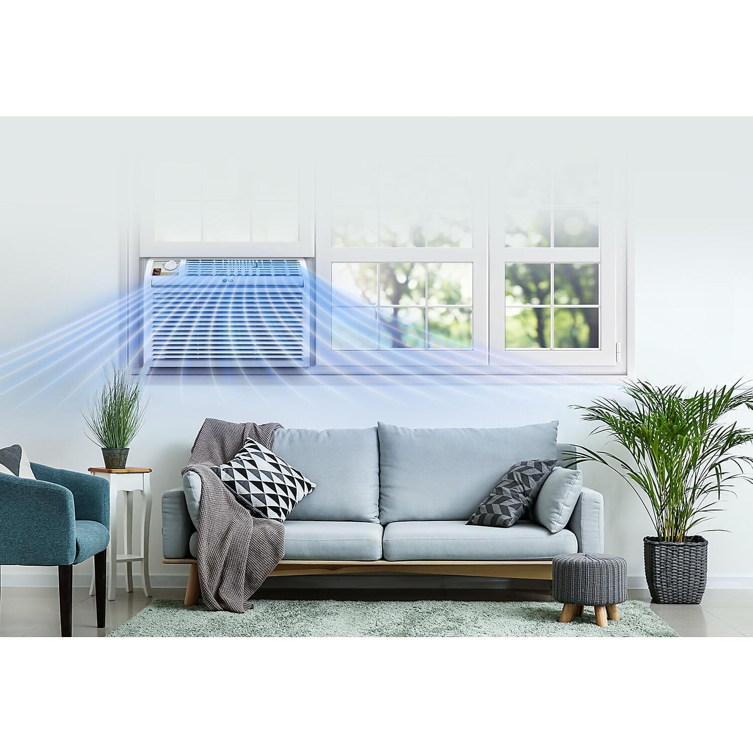 LG LW5016 Wndow AC, White