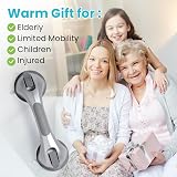 TAILI Suction Grab Rails for Bathroom 2 Pack 31 cm No Drilling 110 kg view 8