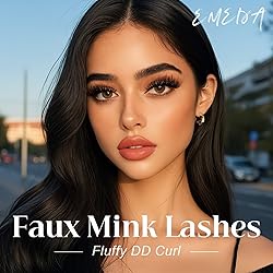 Mink Lashes Wispy Fluffy Eyelashes - 3D Dramatic