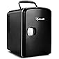 AstroAI Mini Fridge 4 Liter/6 Can AC/DC Portable Thermoelectric Cooler and Warmer for Skincare, Foods, Medications, Home…