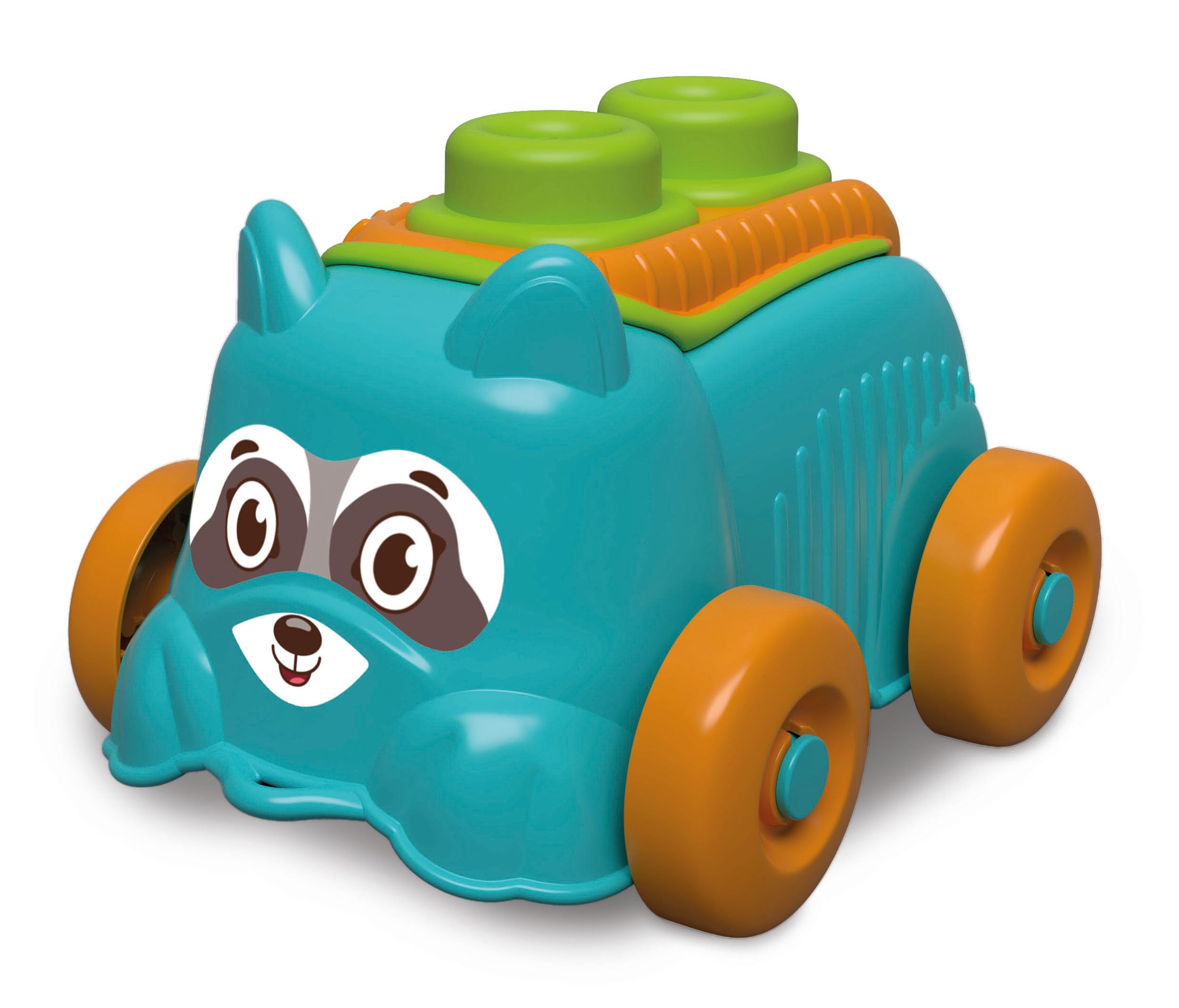 Clementoni Baby Soft Blocks - Clemmy Sensory Puppy Dog Blue - Soft Building Blocks, Clemmy Blocks for Kids 6 Months, Bricks Washable, Construction Set, Development & Activity Toy, Made In Italy, 17488