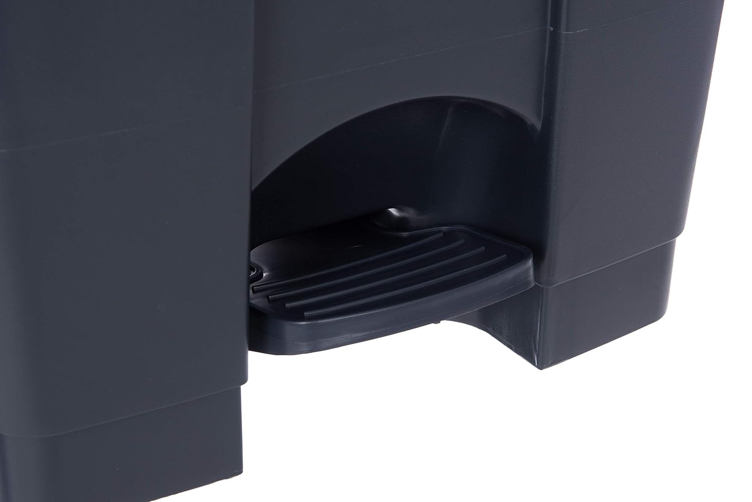 Premium Plastic Pedal Bin Recycling Dustbin Garbage Trash Can With Lid, Grey - Image 4