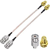 Domybest SO239 SL16 SMA Femelle à UHF Femelle RF Connecteur Coaxial RF