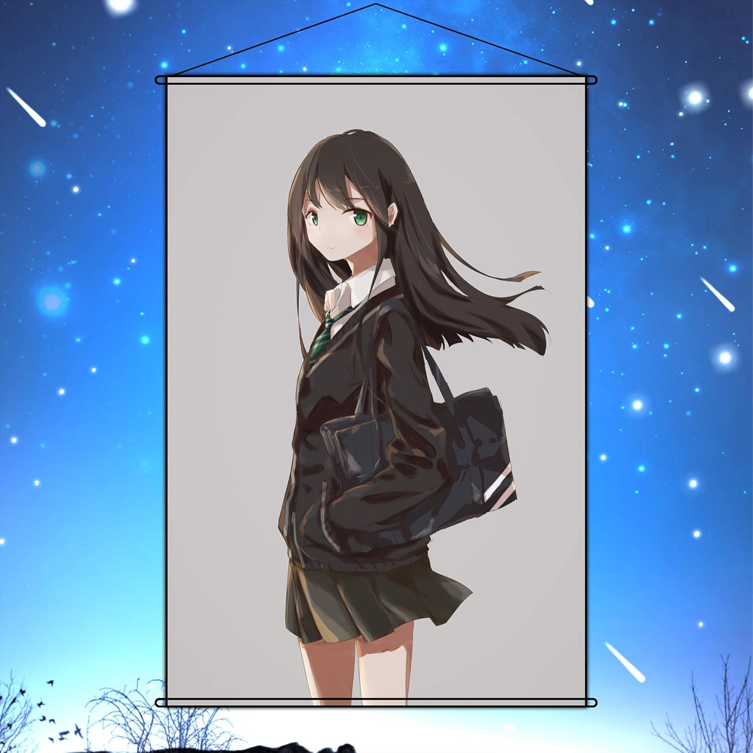 Merry タペストリー The Idolm Ster Cinderella Girls アイドルマスターシンデレラガール 渋谷凛 アニメ ポスター 巻物 軸物 壁紙 掛ける絵 ホームデコレーション ｈｄ アニメ おしゃれ 萌え 二次元 アニメグッズ カスタム可能 90cm Amazon