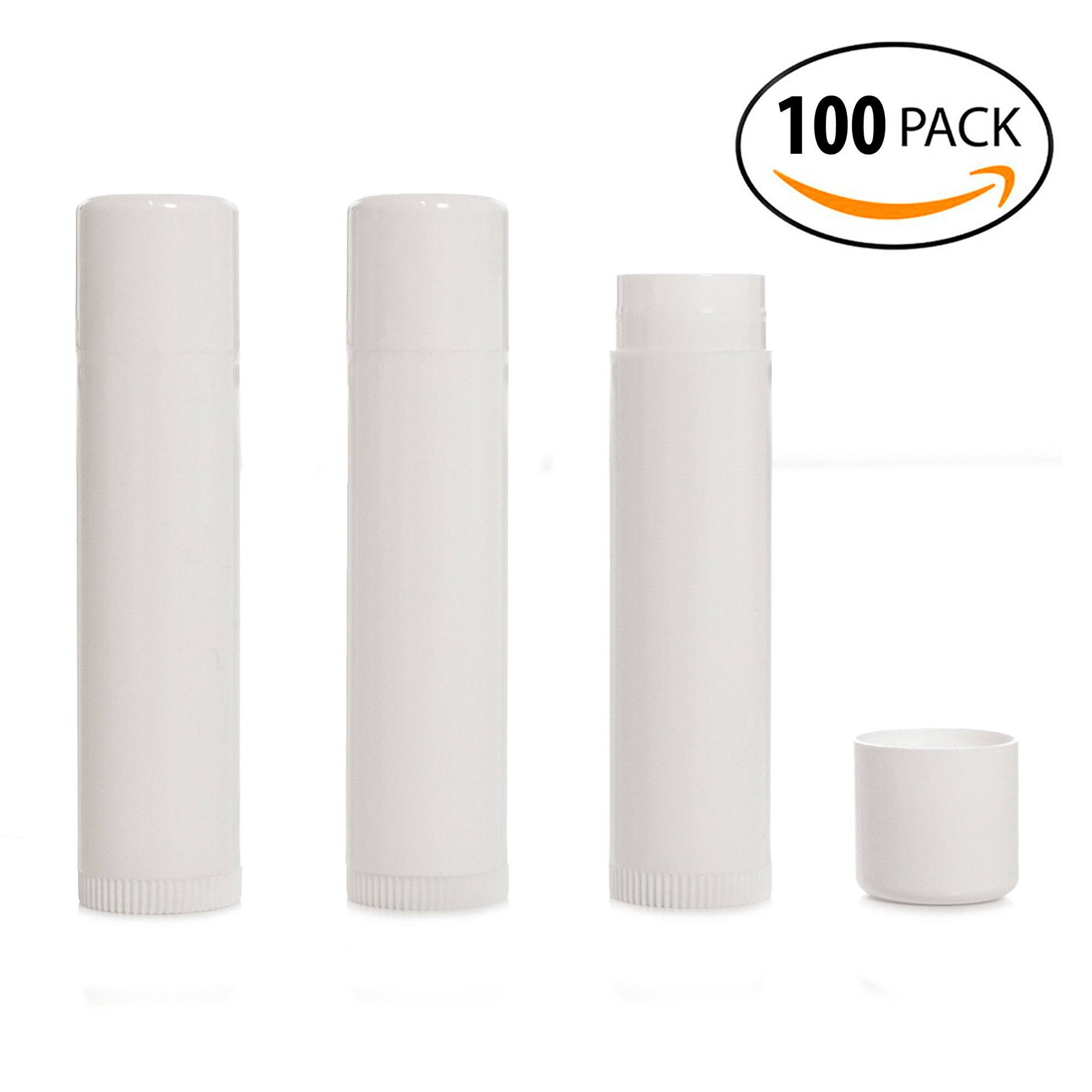 100 Empty Lip Balm Containers Hot Pink Bulk Chapstick