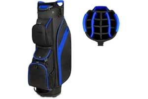KYTAI 15 Way Top and Full Length Divider,9 Pockets/Rainhood Included,Ergonomic Golf Club Bags,Golf Bags for Men Woman
