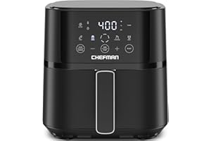 Chefman Air Fryer – 4 QT Compact Airfryer for Quick & Easy Meals in Minutes, Features Hi-Fry Technology for Extra Crisp, Touc