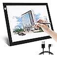 NXENTC A4 Tracing Light Pad, Ultra-Thin Tracing Light Box USB Power Artcraft Tracing Light Table for Artists, Drawing, Sketching, Animation