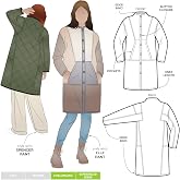 Style Arc Sewing Pattern - Hendrix Coat (Sizes 10-22)
