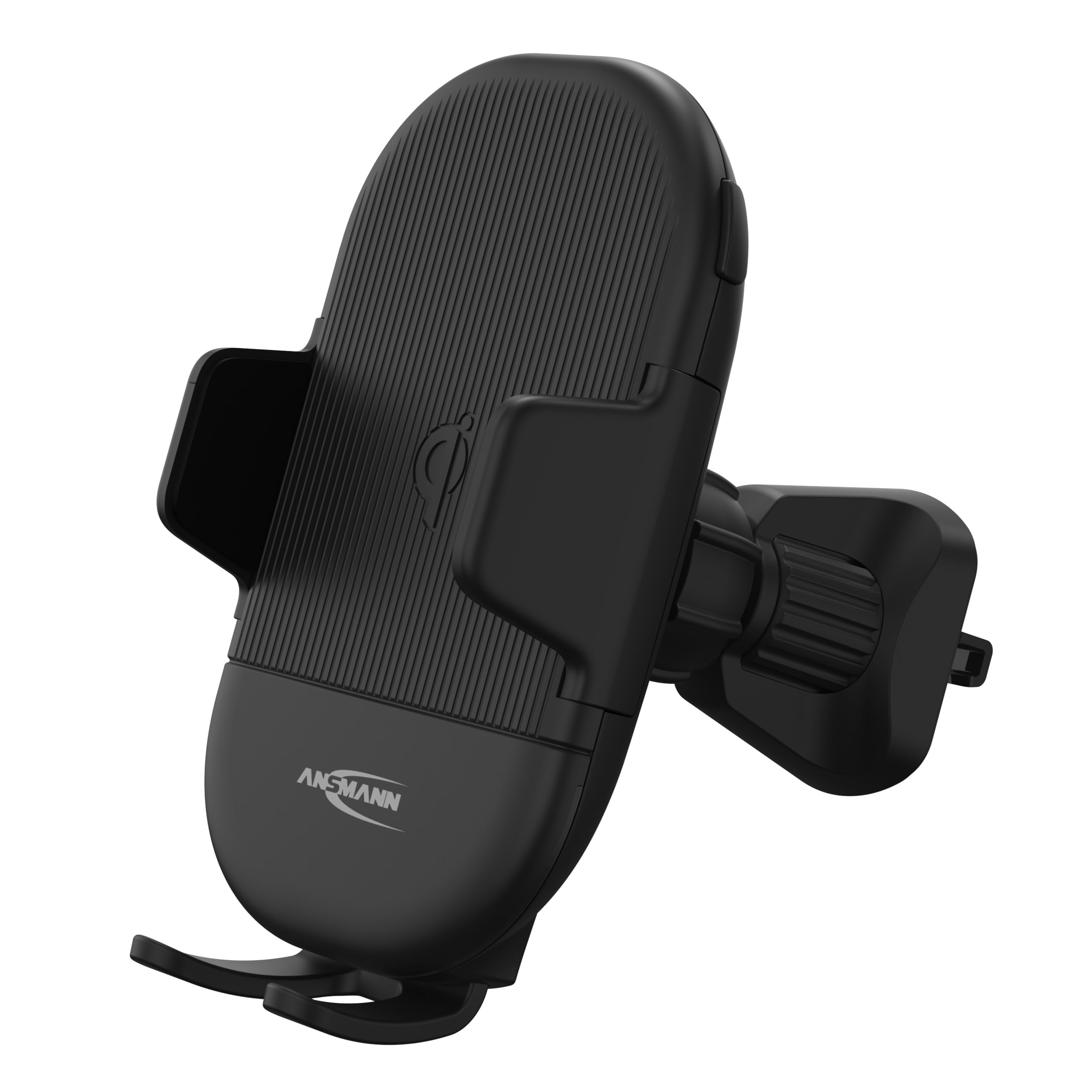 ANSMANN Wireless Car Charger WCC15 (1 piece) - Induction Charger for Car Air Vent - Car Phone Holder with Quick Charge Function