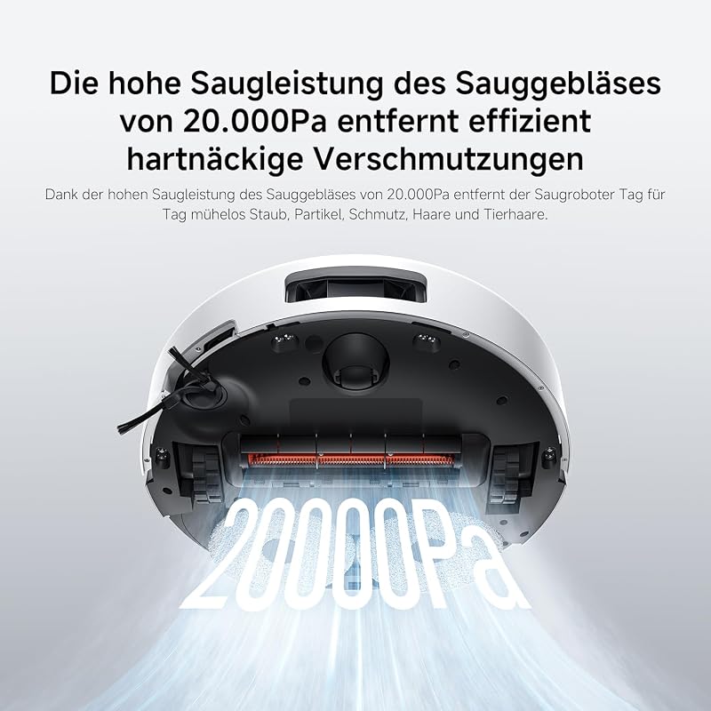 5 Saugroboter mit Wischfunktion, 20.000 Pa, dToF-Navigation