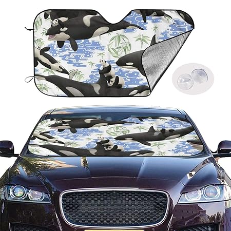 Interior Accessories Car Windshield Space Panda Windshield