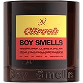 Boy Smells Citrush Candle – Bright Citrus Aroma – Warm Musk Finish – Pomelo Oil – Clean Burning Scented Candle – Long-Lasting