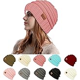 Rosoz Womens Beanies for Winter Slouchy Beanies for Women Knit Warm Winter Hats for Women Thick for Cold Weather