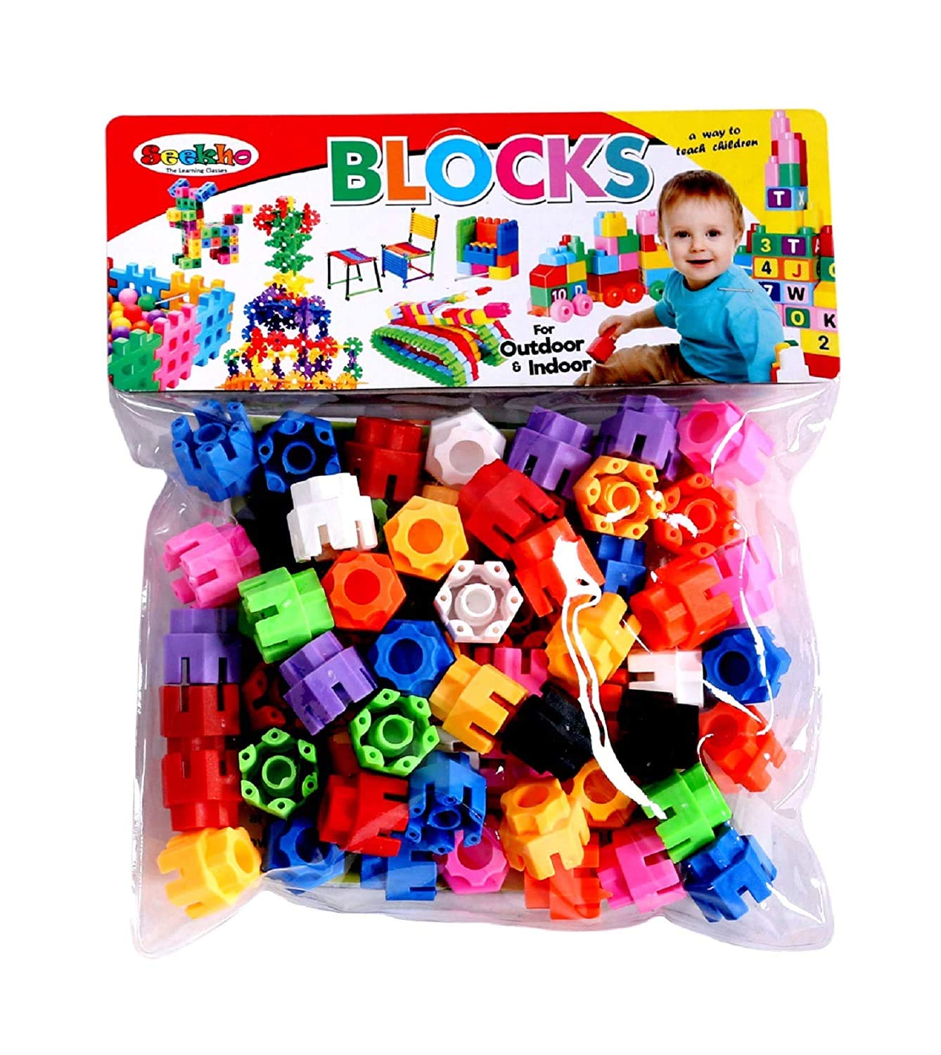 Buy STLYZ Hexa Blocks/Interlocking Blocks/Play Blocks/Building Blocks
