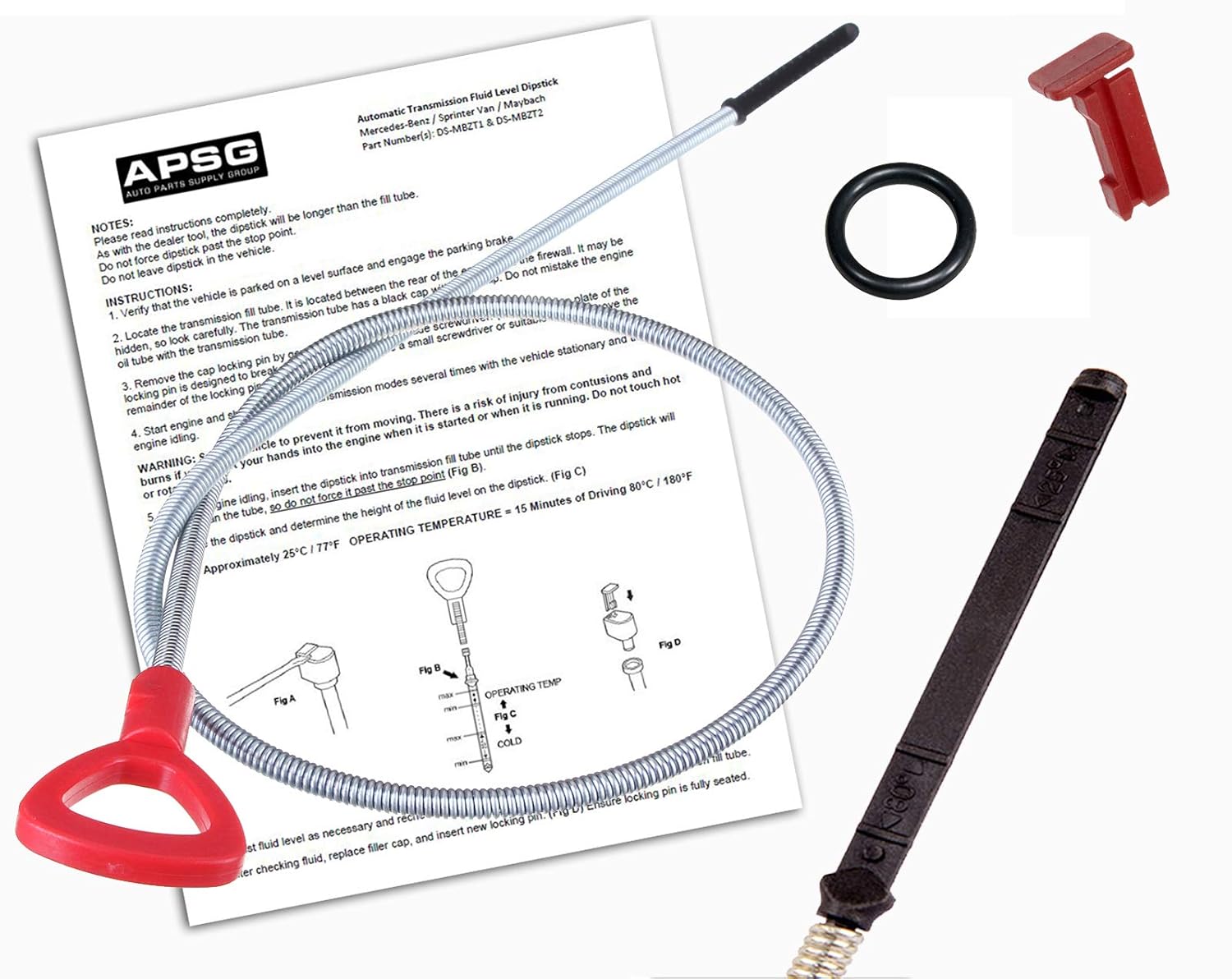Amazon.com: TRANSMISSION DIPSTICK TOOL w/INSTRUCTIONS & FREE LOCKING PIN  Mercedes 722.6 Transmissions – Replaces OEM 140589152100: Automotive